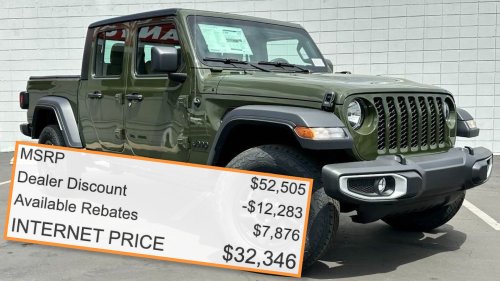 Jeep Gladiator Gets Record $20K Discount Off MSRP Amid Sales Slump