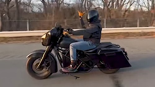 YouTuber Builds Electric Harley-Davidson That’s Too Quiet for Its Own Good