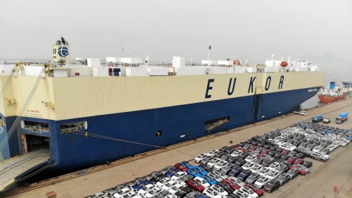 Inside Hyundai’s 650-Foot Cargo Ship Docked at the World’s Largest Car Factory