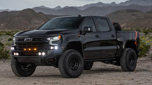 Fox Shocks Will Sell This Skunkworks Silverado With 700 HP and Wild Suspension
