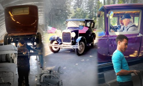 91-Year-Old Car Lover Gifts Teen Motor of 1929 Ford Model A—Then They Rebuild the Whole Car