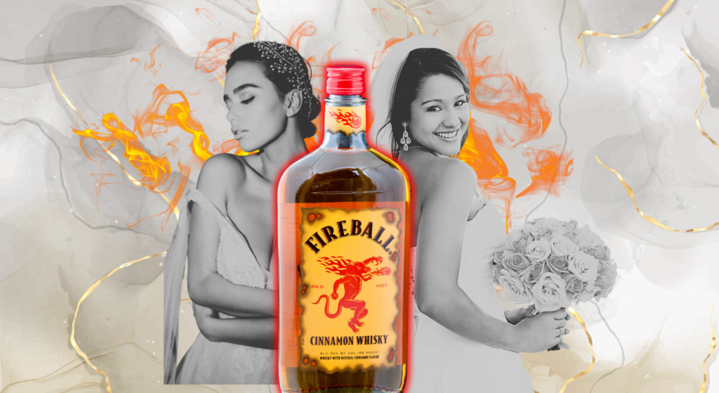 America’s third favorite whisky brand is now selling wedding accessories for the boozy bride