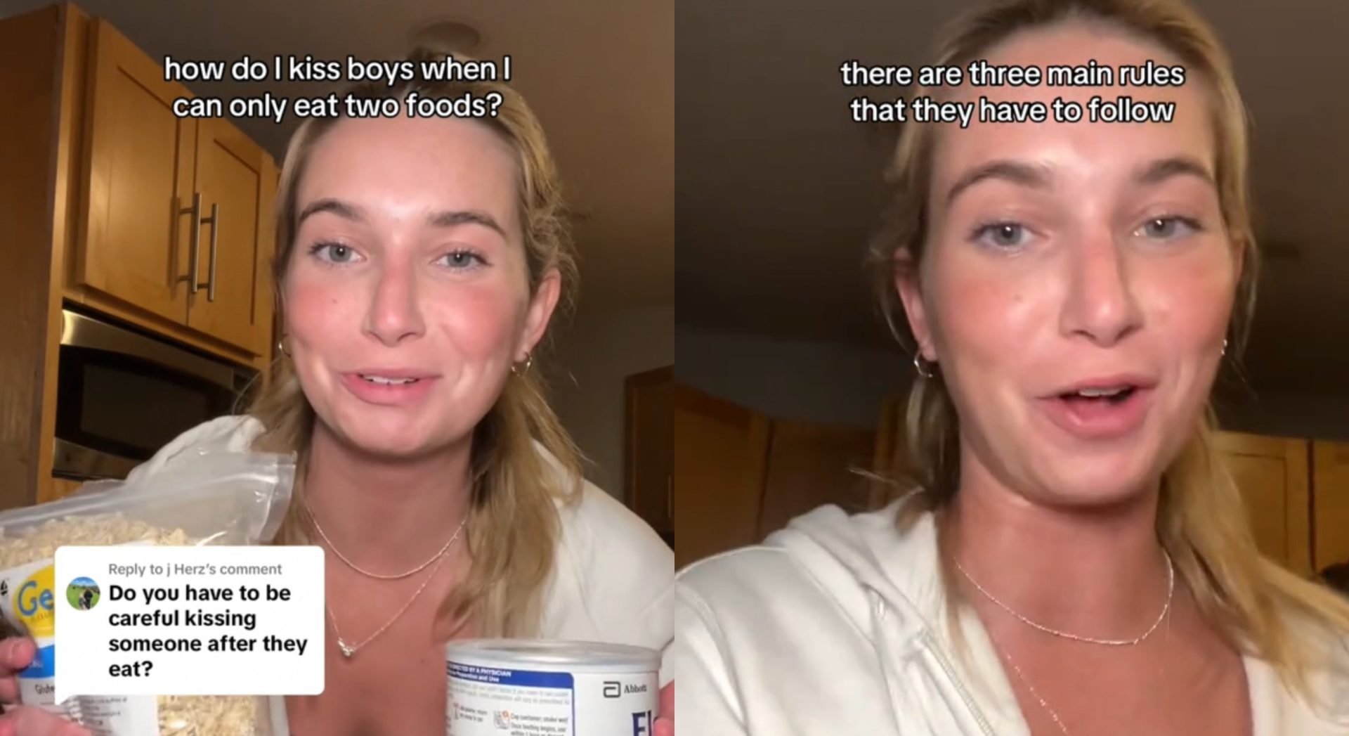 Woman with severe allergies has three strict rules for men who want to kiss her