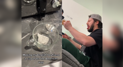'You're having a laugh'... Brit smashes mug after US girlfriend makes him tea the 'American way'