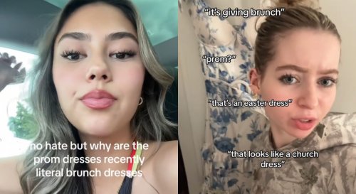 New prom dress trend divides the internet as teens ditch the glitz