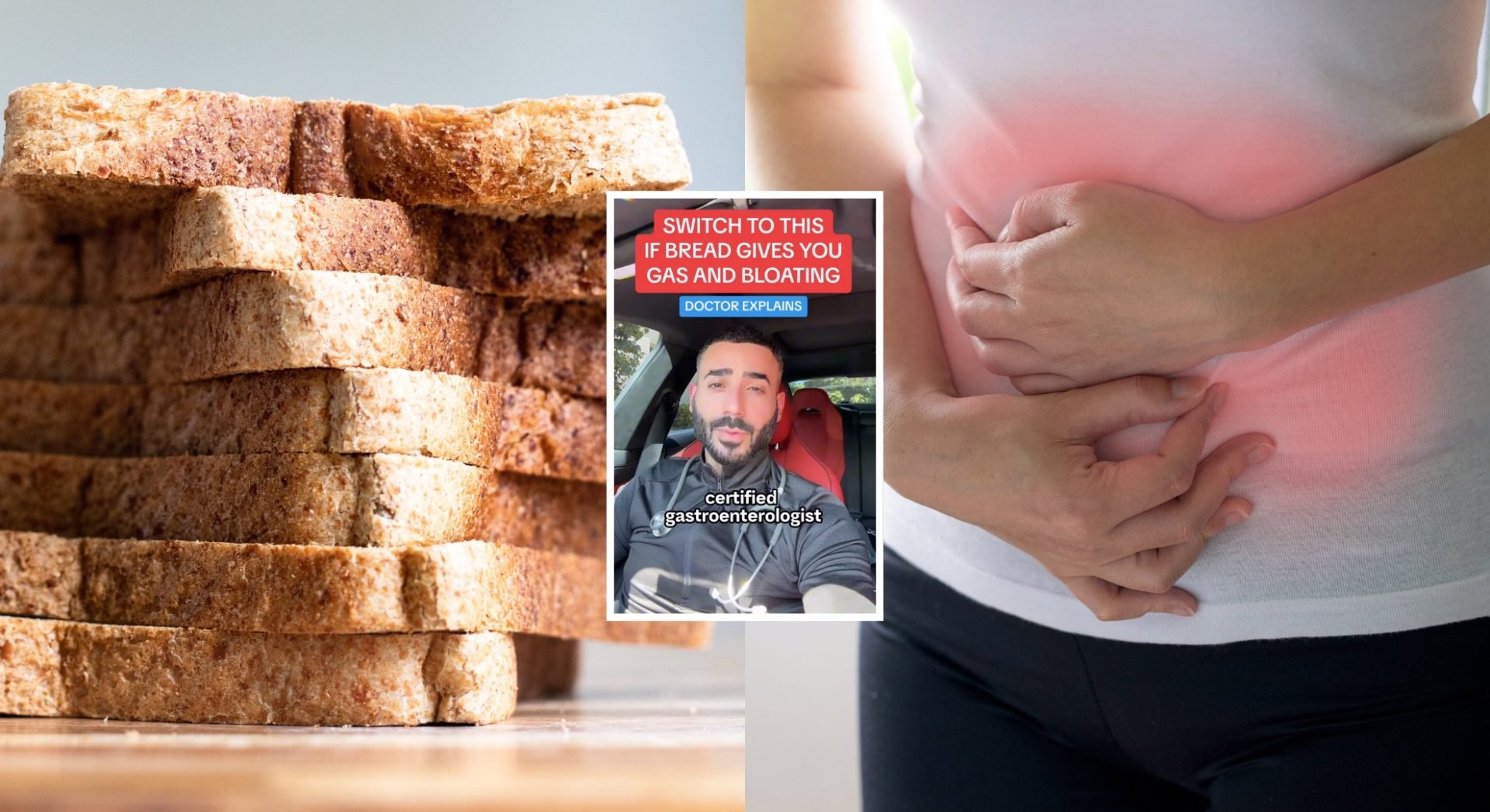 Doctor recommends three easy switches if bread gives you gas and bloating