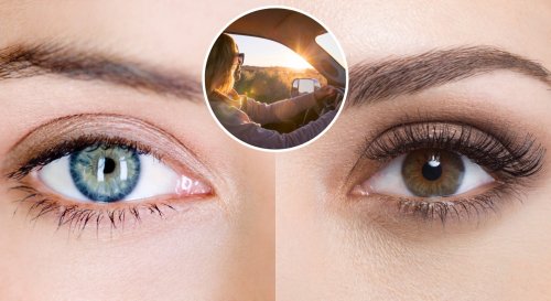 People with one eye color may find it harder to drive in the sun