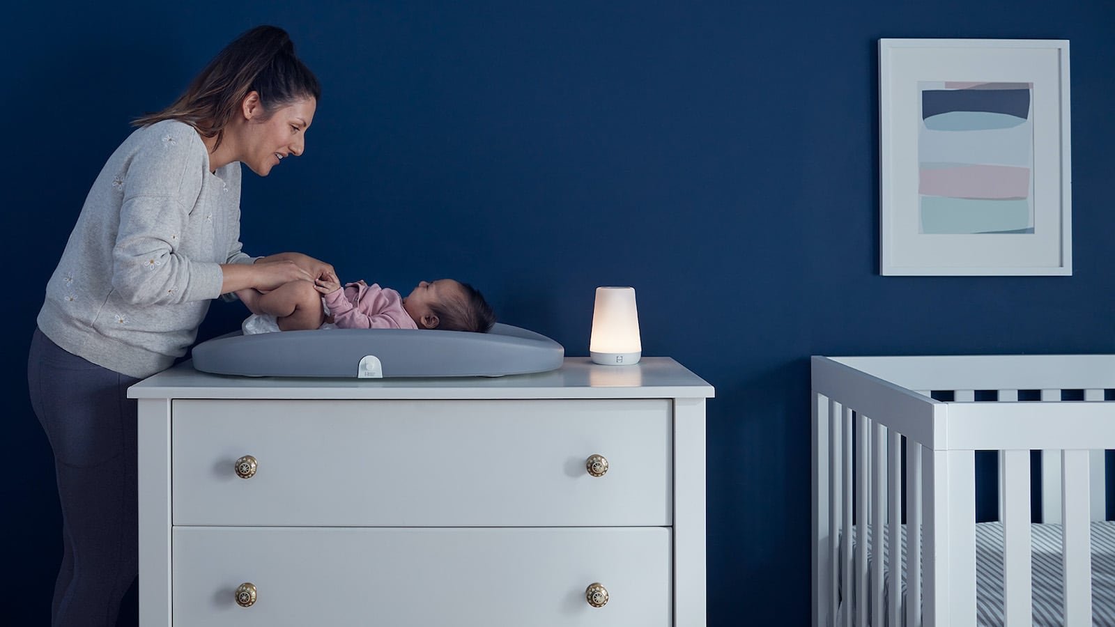Hatch Rest+ Wi-Fi Night-Light helps children fall asleep