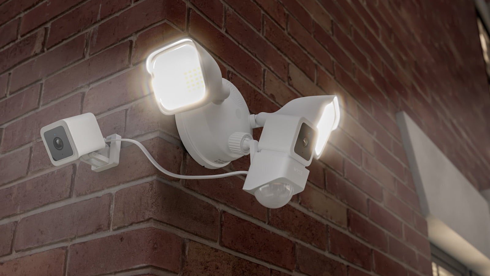 Wyze Cam Floodlight provides 270° motion detection and adjustable, 2600-lumen LED lights