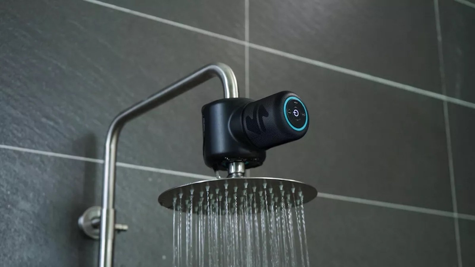 Ampere Shower Power Bluetooth speaker gets power from your running water