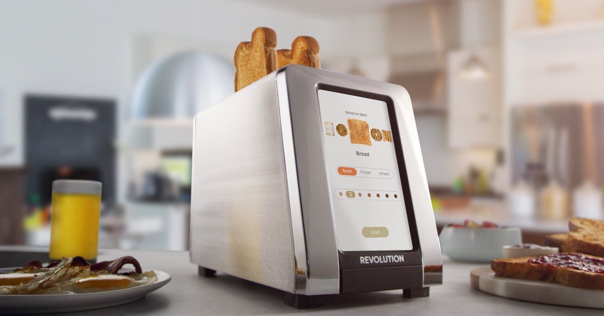 Revolution Cooking R180 high-speed smart toaster customizes your toast how you like it