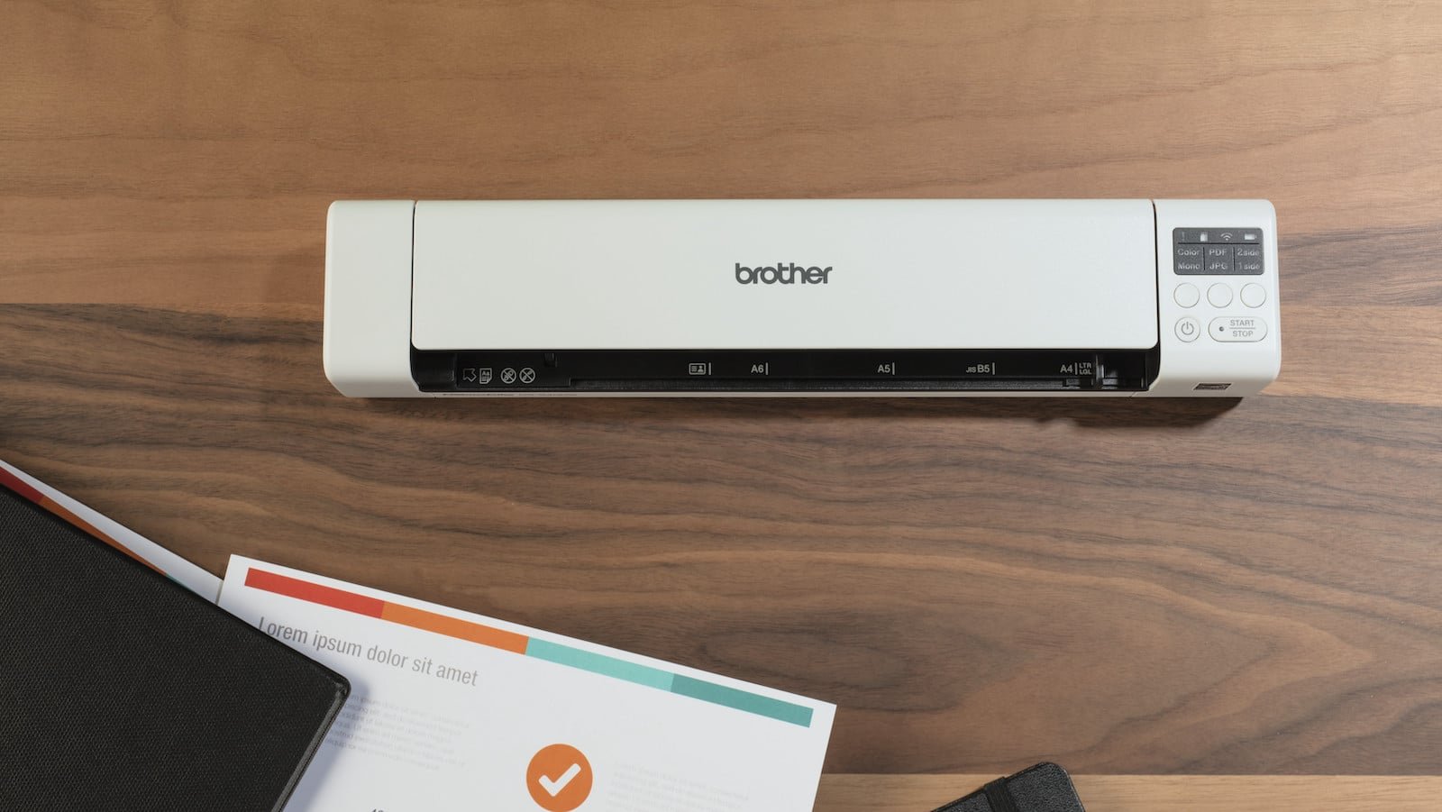 Brother DS-940W wireless mobile document scanner is ideal for on-the-go professionals