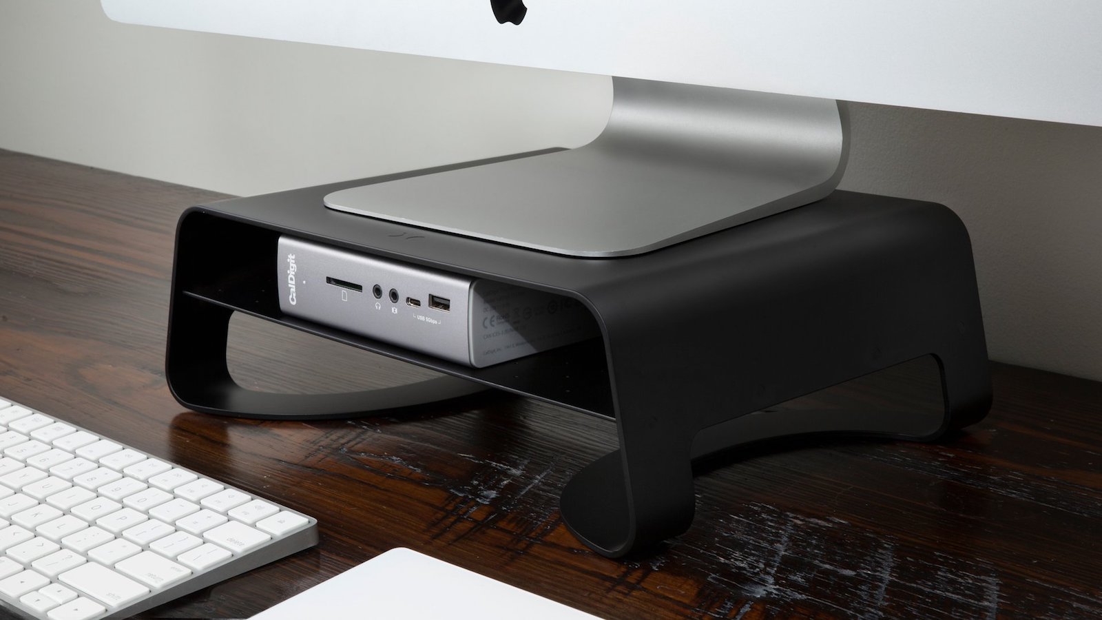 Twelve South Curve Riser iMac stand has a ventilated design that offers better airflow