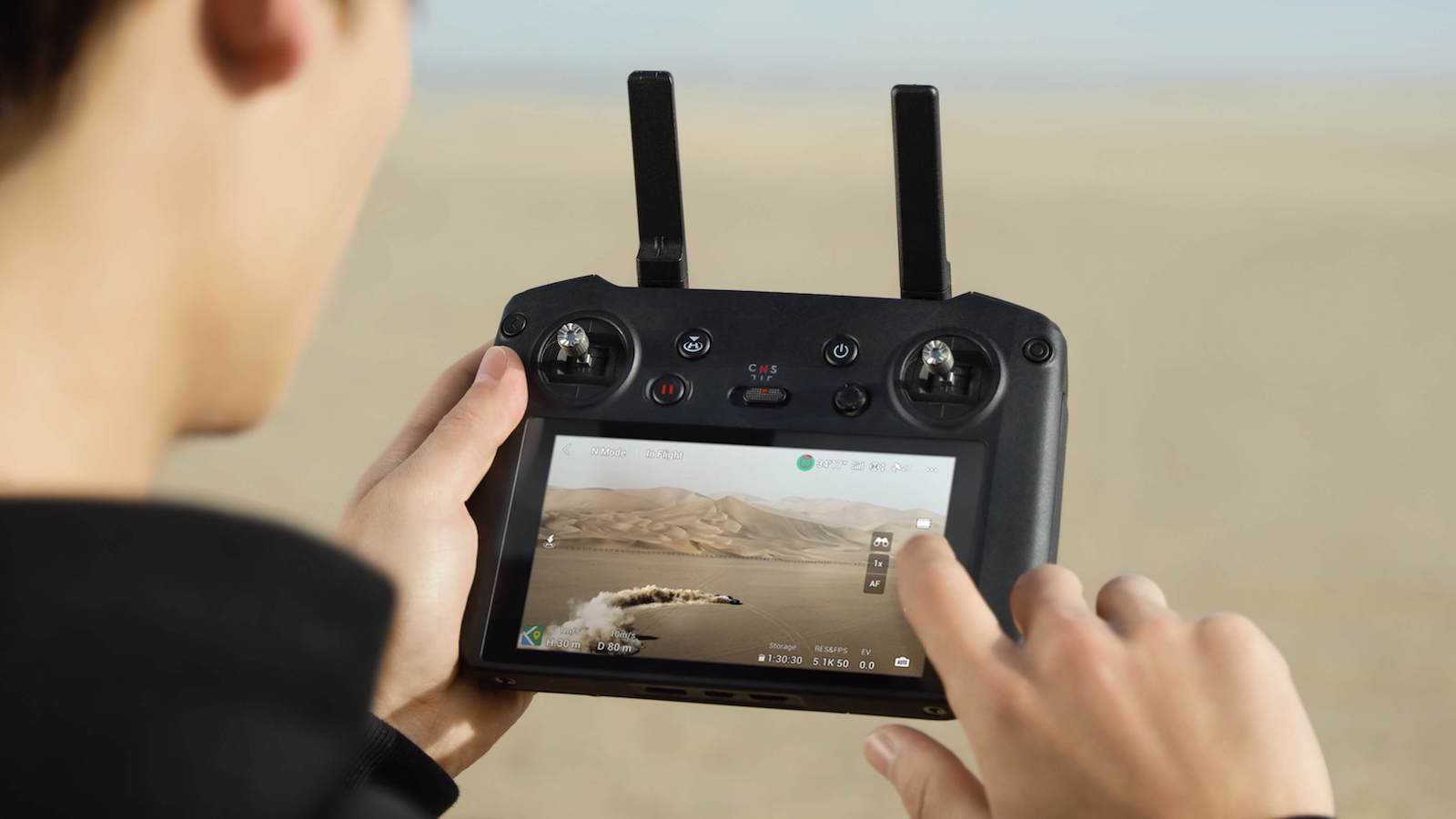 DJI RC Pro drone remote controller has O3+ video transmission technology & 4G communication
