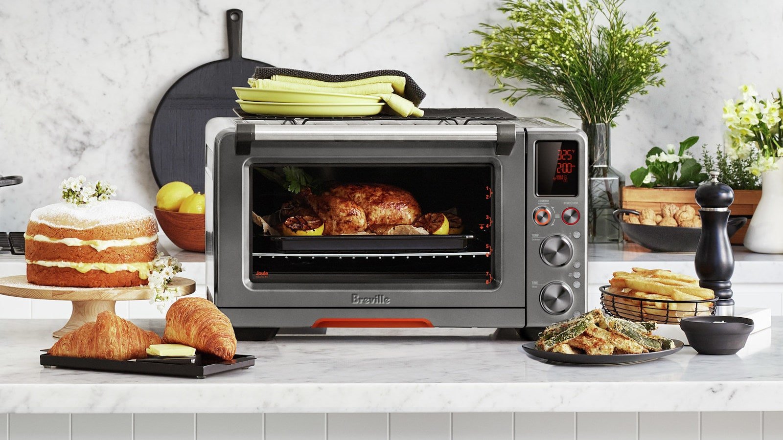 Breville Joule Oven Air Fryer Pro includes 13 smart functions and smart voice activation