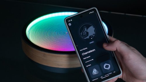 Oasis Mini kinetic art canvas creates calming, peaceful designs in sand ...