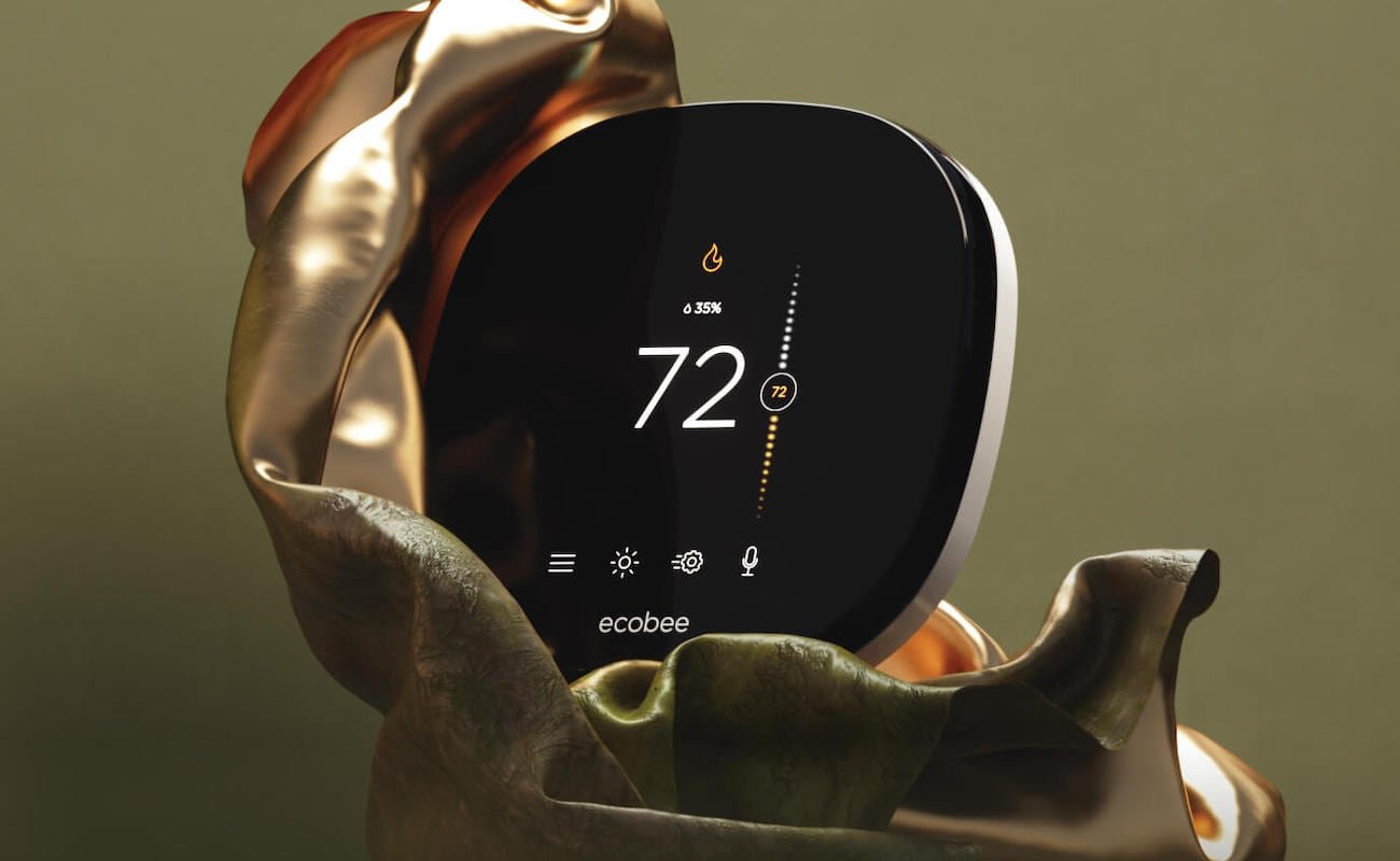 ecobee SmartThermostat with Voice Control Intelligent Thermostat works with multiple voice assistants