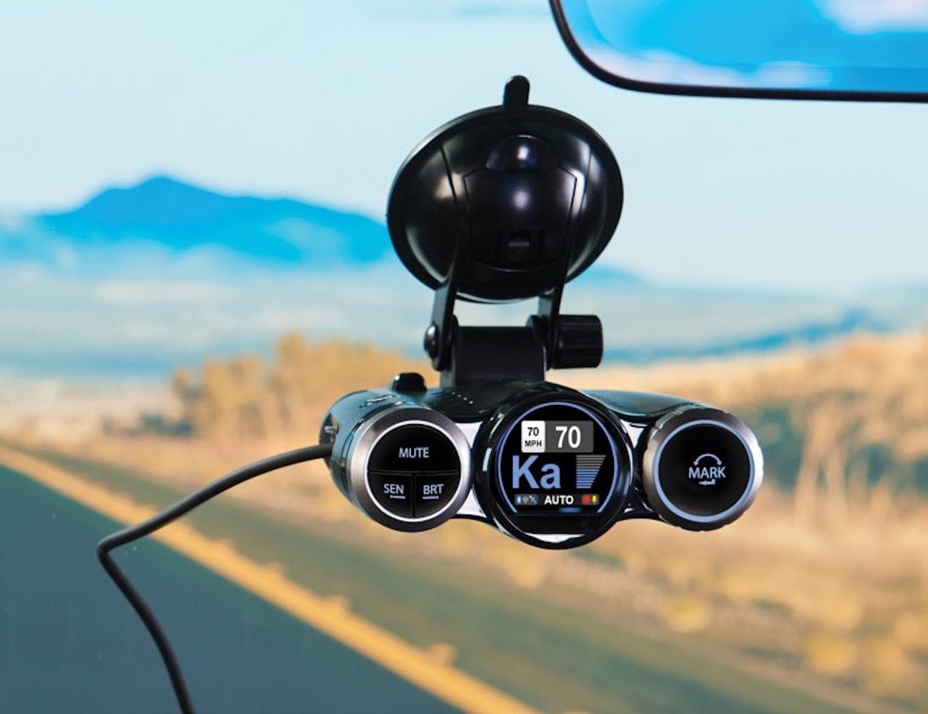 Cobra Road Scout Radar-Detecting Dash Cam monitors and alerts you about road threats