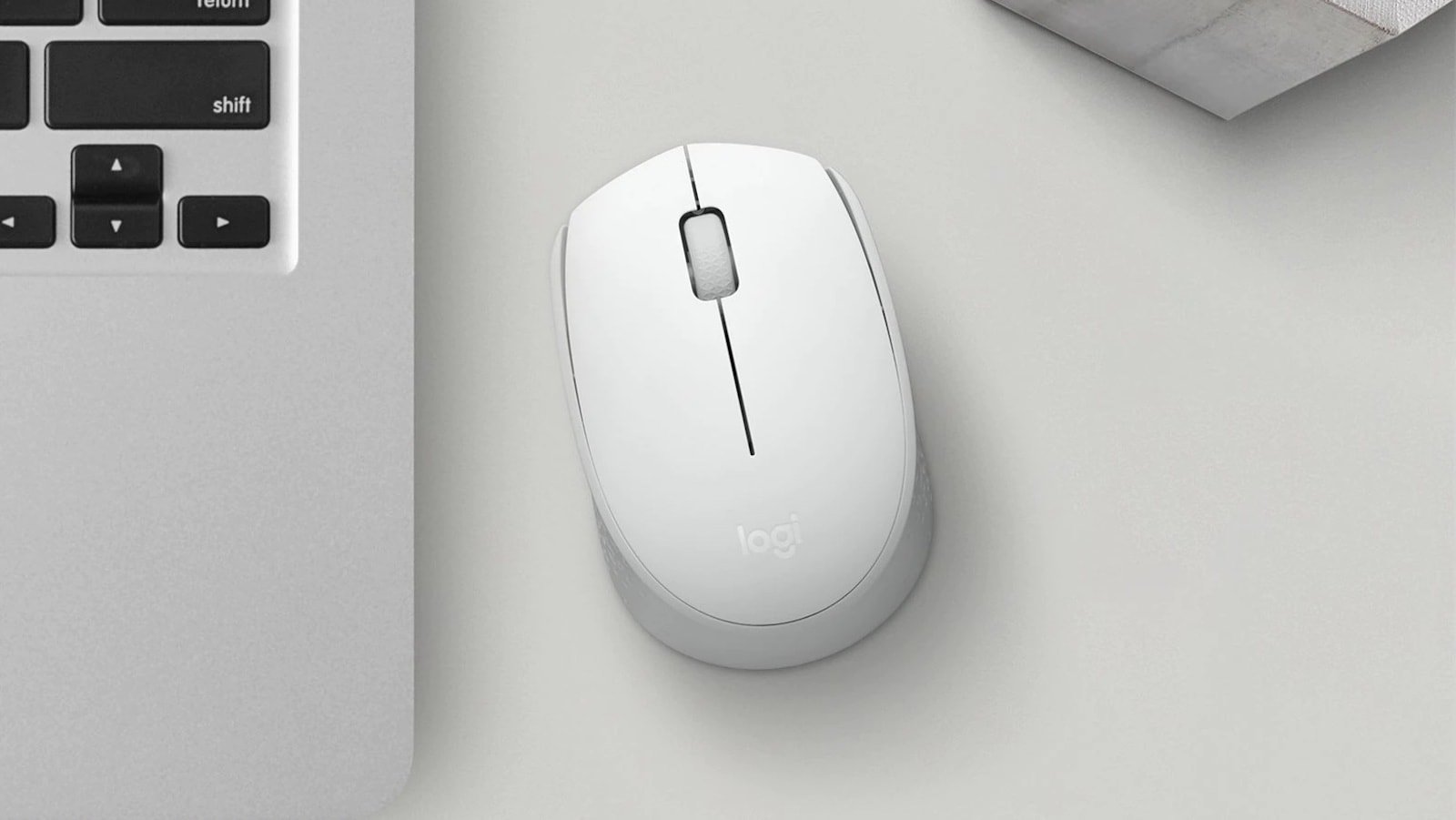 Logitech M170 Wireless Mouse is incredibly compact and has a plug-and-play design