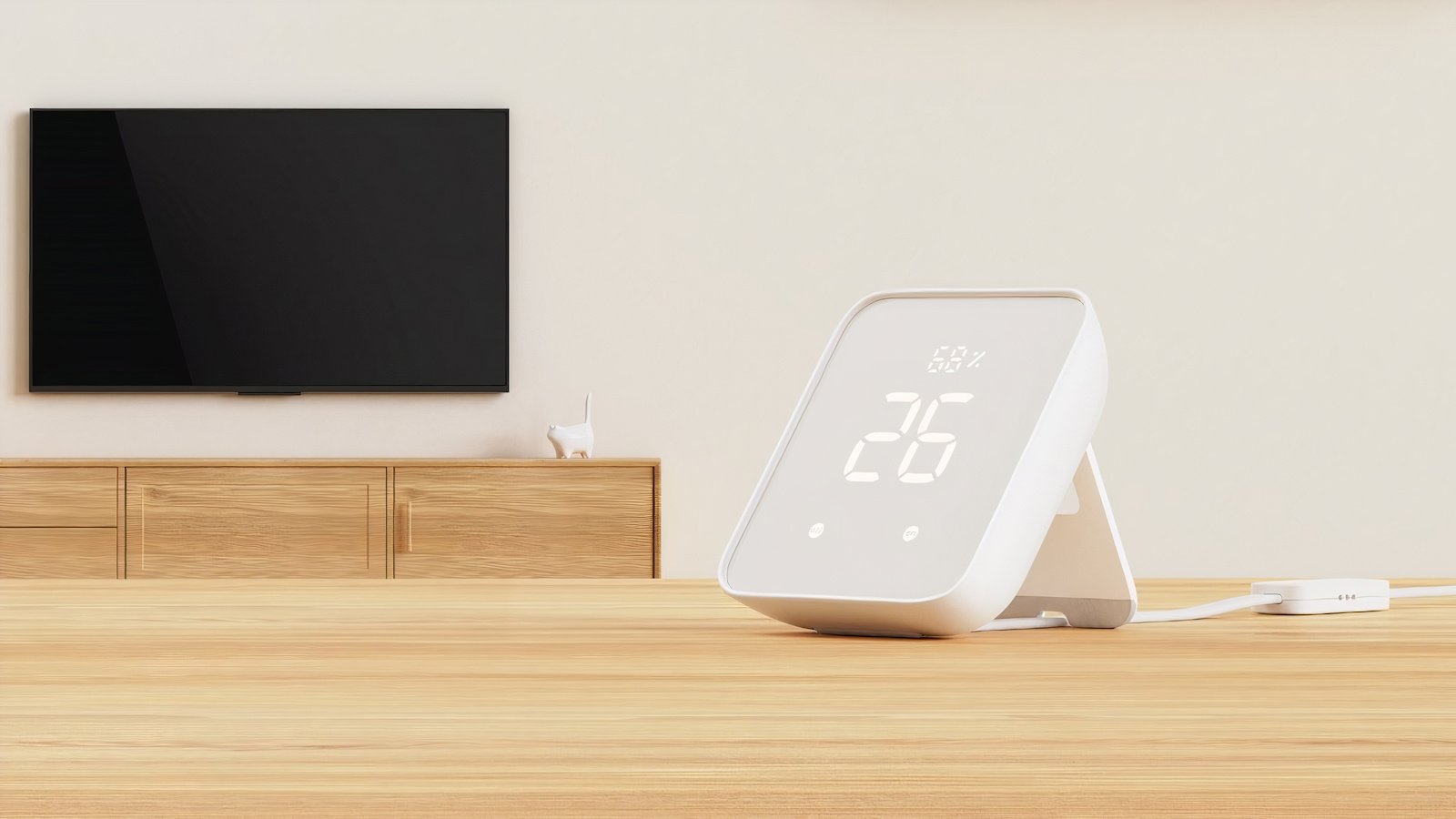 SwitchBot Hub 2 Matter-enabled smart home hub is also a temperature and humidity sensor