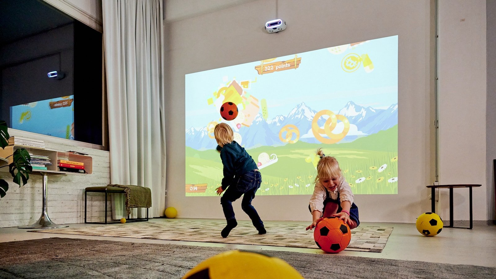 Limbic physical gaming console motivates the whole family to be active