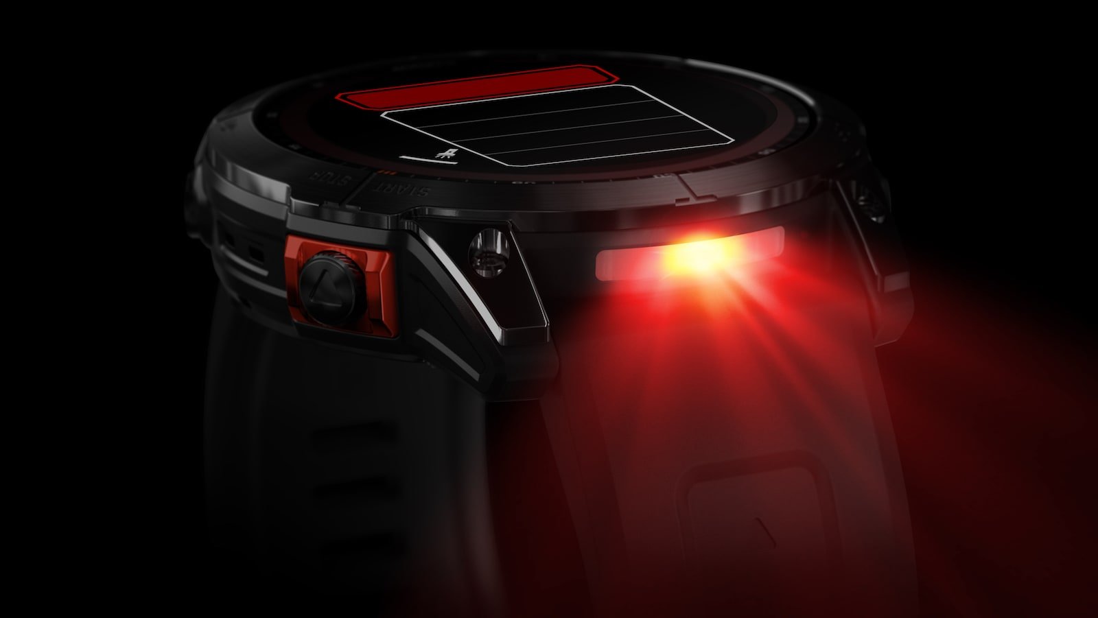 Garmin fēnix 7 series smartwatches feature a built-in LED flashlight and solar charging