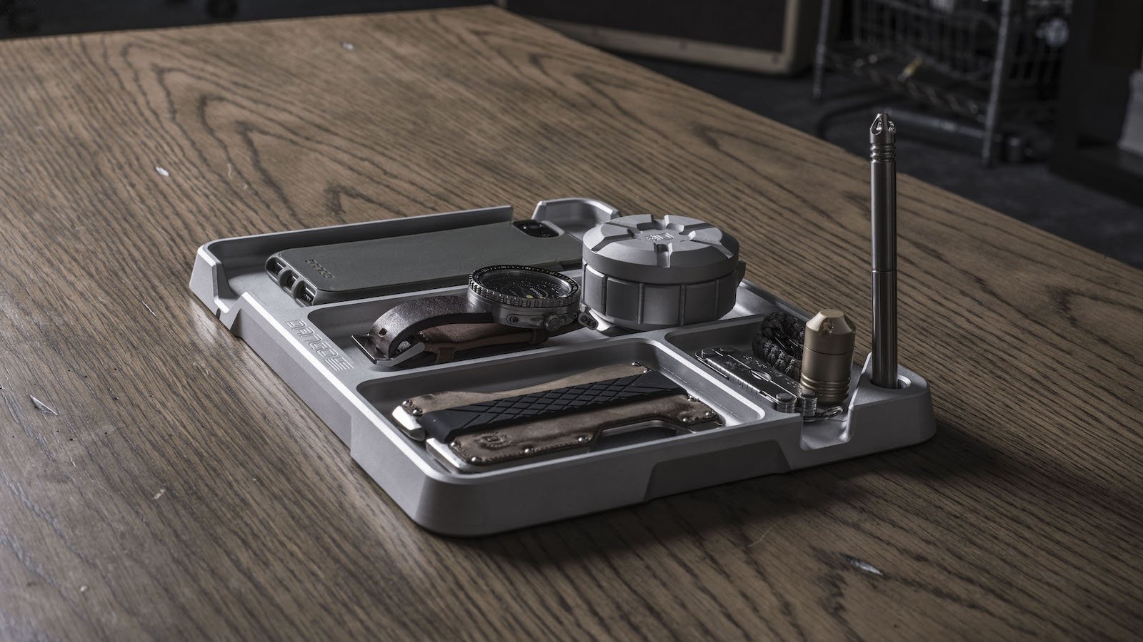 Dango Products EDC Tray with DTEX Pads keeps your everyday carry items organized