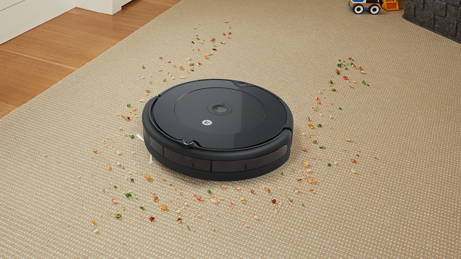 iRobot Roomba 694 robot vacuum has the 3-stage cleaning system and a stylish look