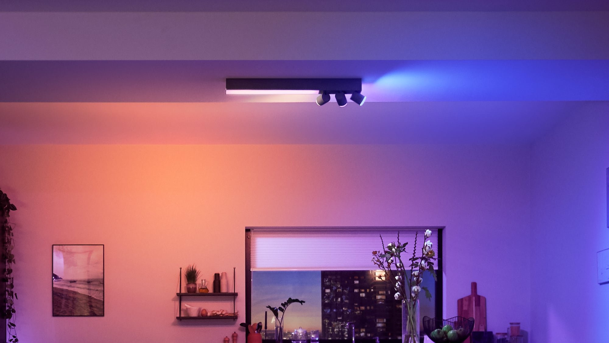 Philips Hue Centris Smart Ceiling Spotlight lets you set just the right mood