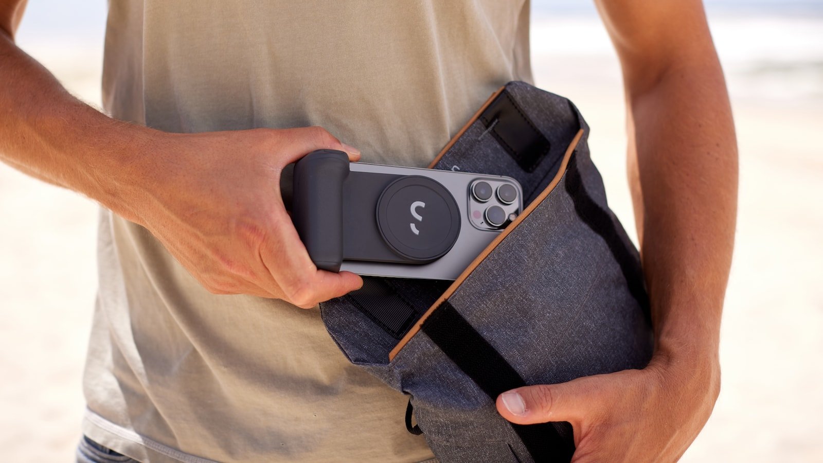 ShiftCam SnapGrip magnetic snap-on mobile battery grip integrates into your creative setup