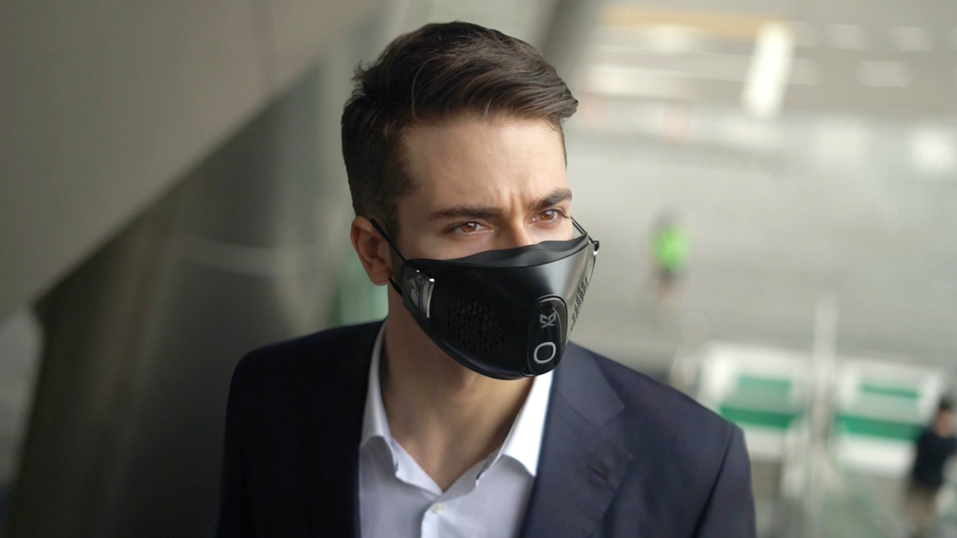 CX9 customizable smart mask filters bacteria out of the air you breathe