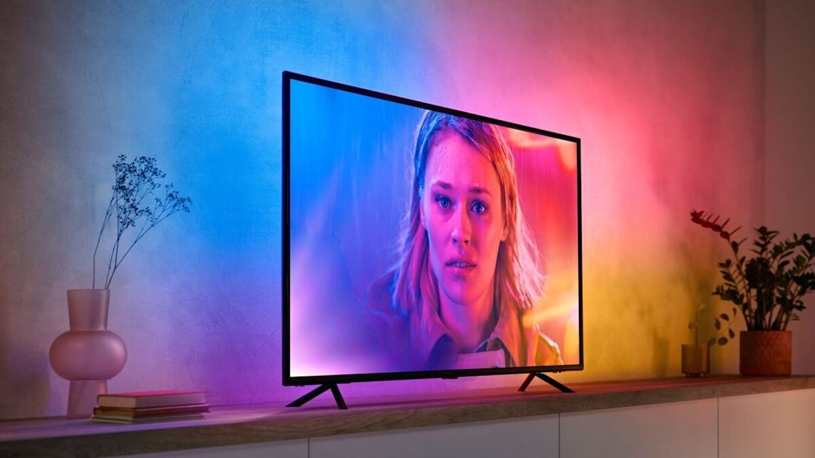 Philips Hue Play gradient lightstrip adds a colorful effect to your home theater