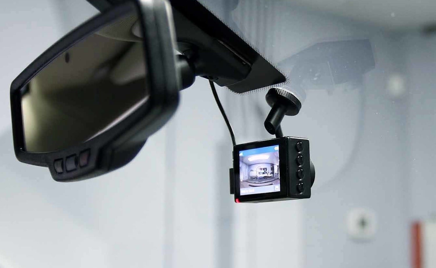 Garmin Dash Cam 66W Wide-Angle Dashcam captures a 180-degree field of view