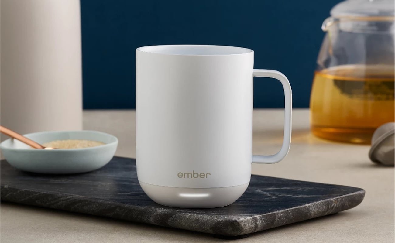 Ember Mug² temperature-controlled cup maintains your drink’s temperature for 1.5 hours
