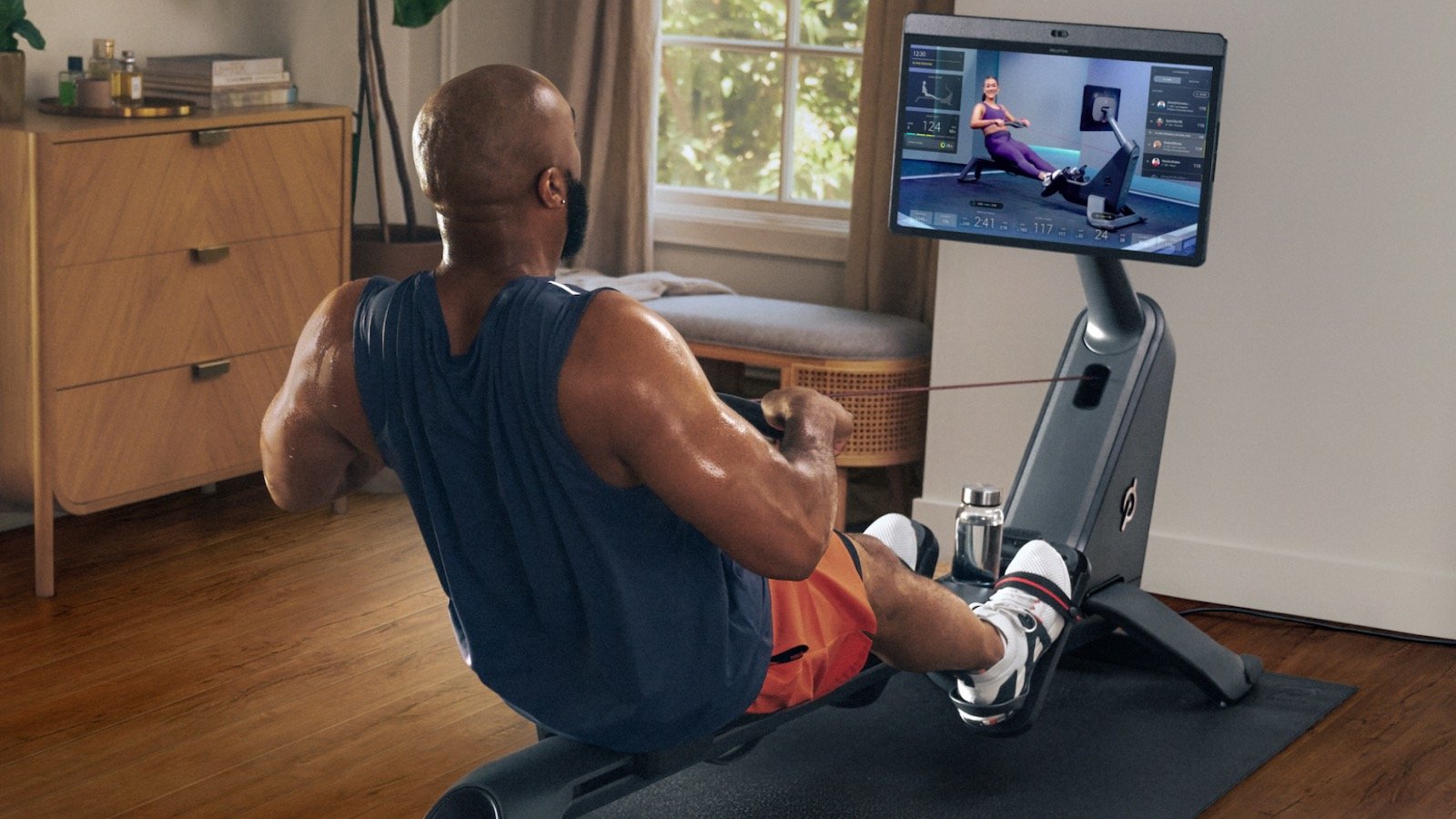 Peloton Row smart rowing machine is thoughtfully designed for ultra-efficient workouts