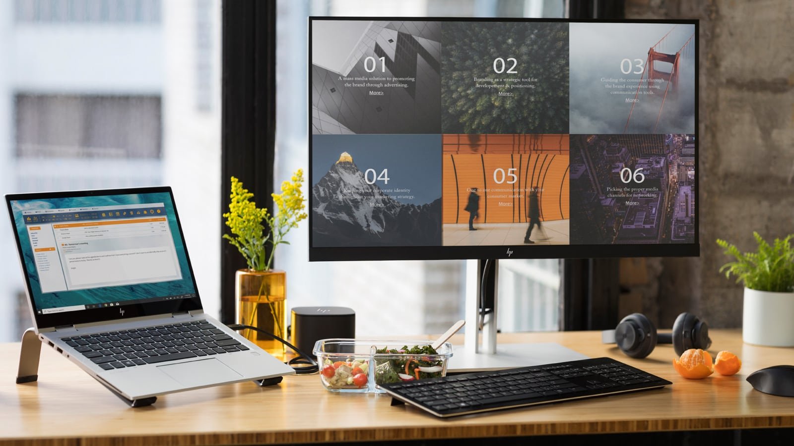 HP U27 4K Wireless Monitor features reduced latency to let you complete tasks with ease