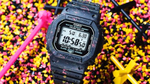Casio G-SHOCK G5600BG Series: Solar-Powered Watch with Recycled Resin Scraps for Sustainability