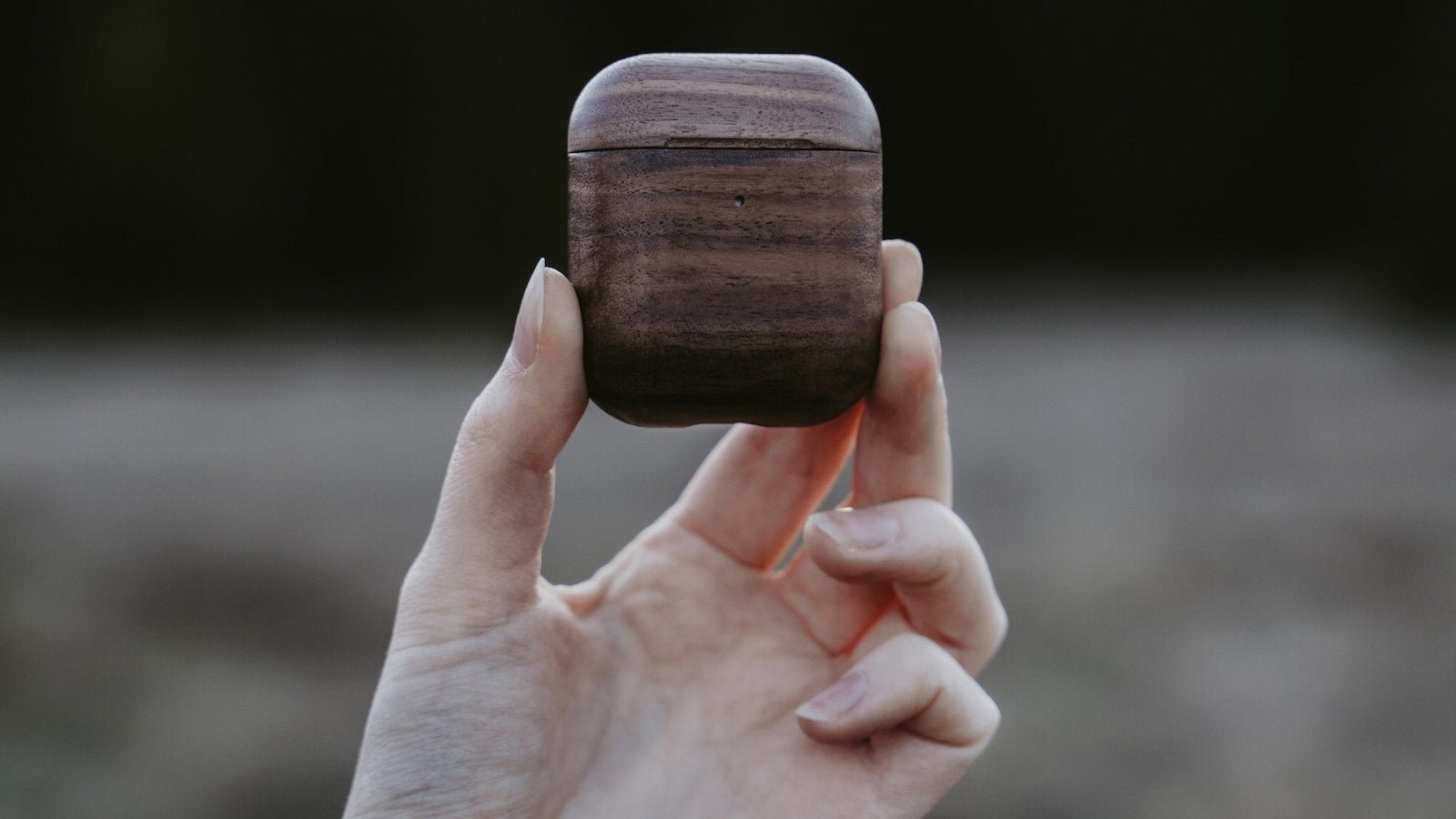 Oakywood Wooden AirPods Case protects your earbuds against drops and falls