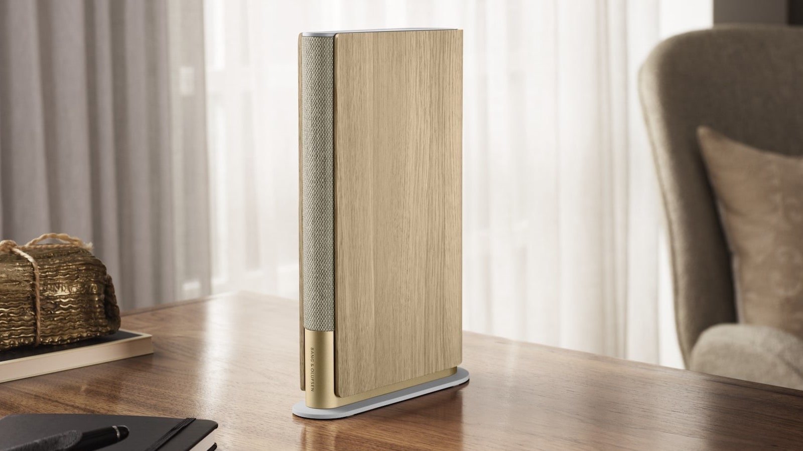 Bang & Olufsen Beosound Emerge Wi-Fi home speaker packs ultrawide sound in a slim design