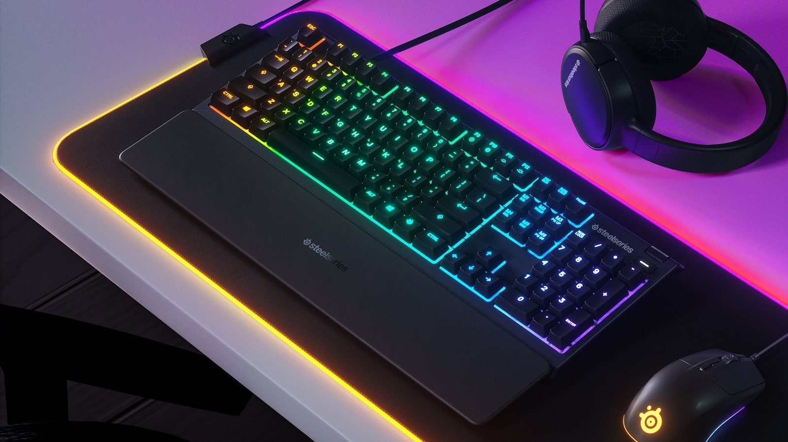 SteelSeries Apex 3 keyboard lets you personalize the illumination to match your style