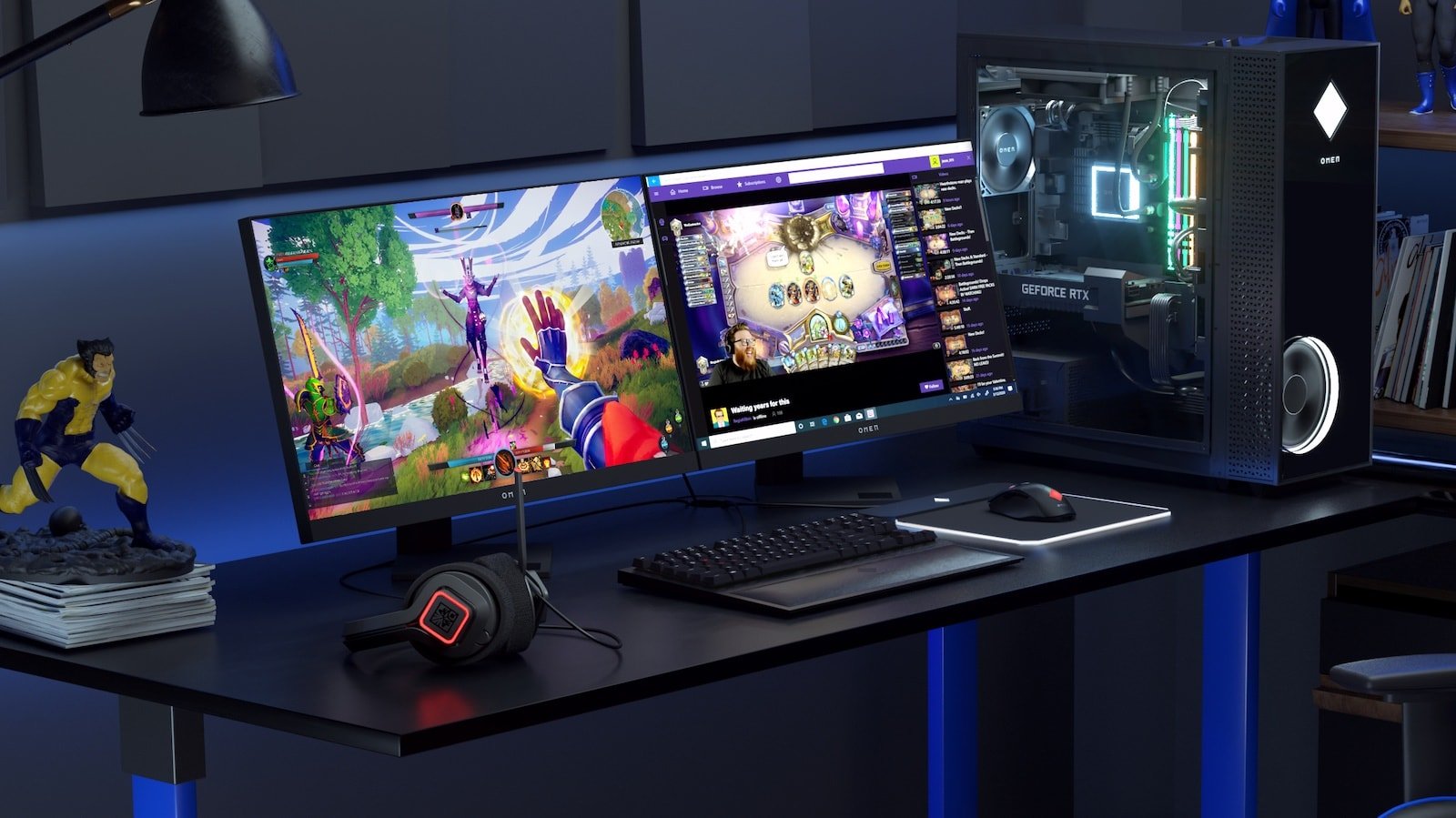 HP OMEN 25i gaming monitor boasts a 165 Hz refresh rate and a 1 ms response for accuracy