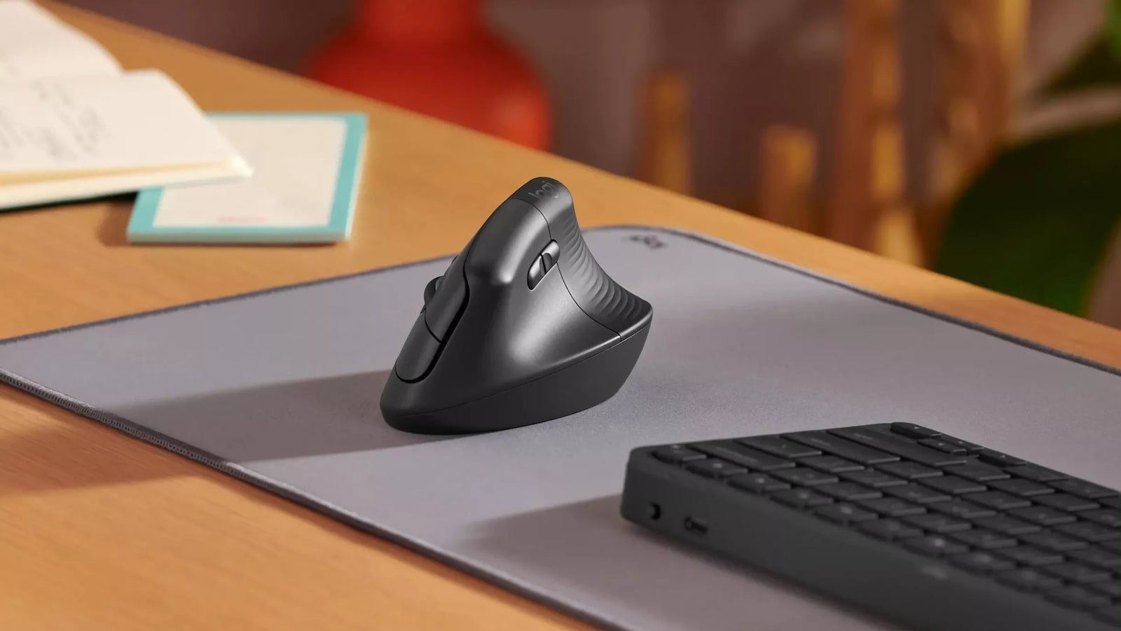 Logitech Lift Vertical Ergonomic Mouse offers a more natural posture for day-long comfort