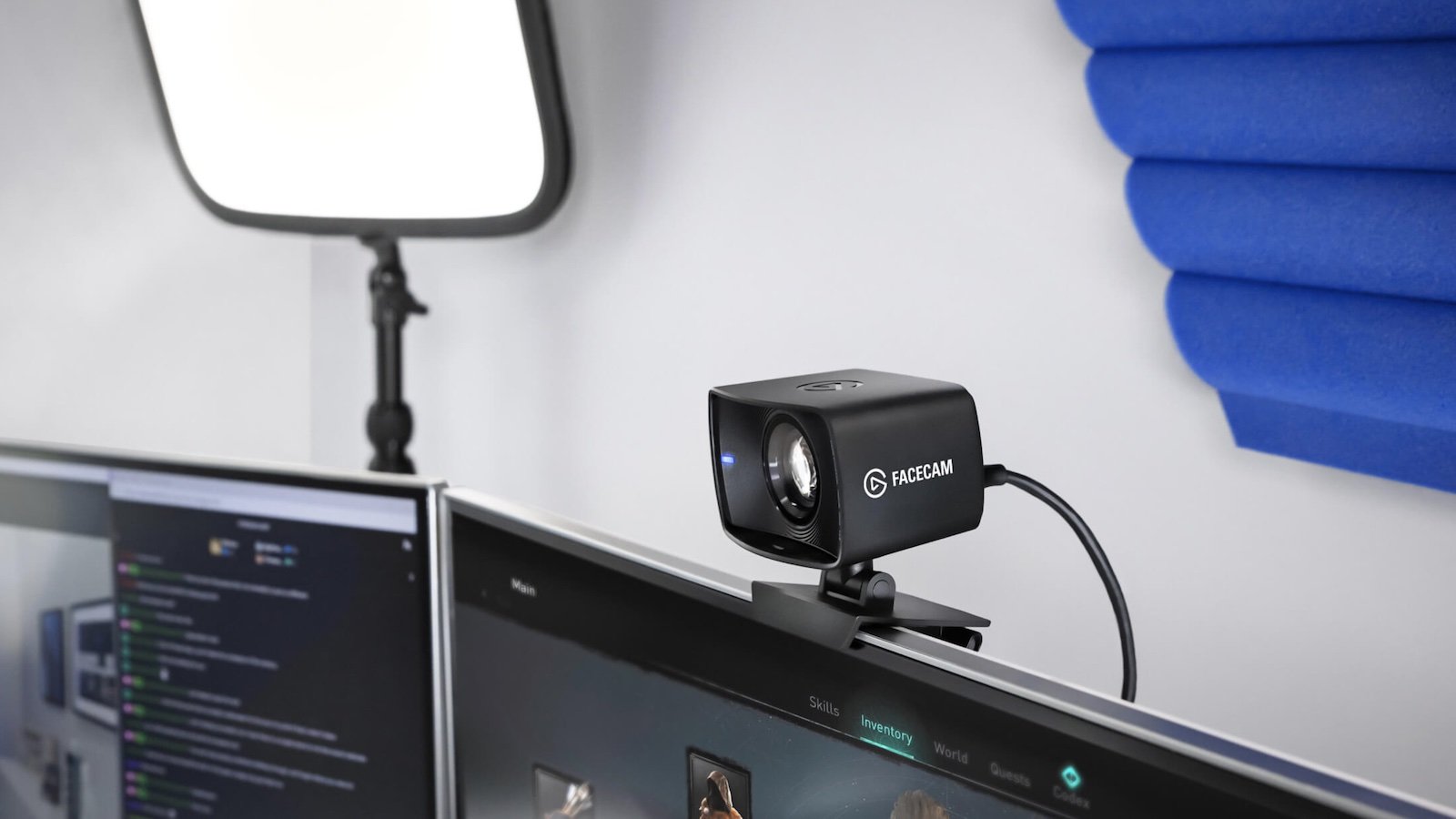 Elgato Facecam pro webcam boasts a professional-grade lens and a cutting-edge image sensor
