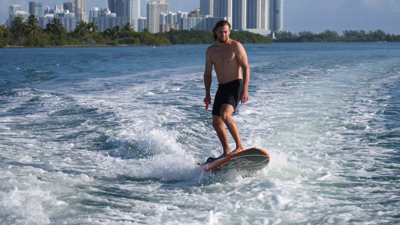 Yujet Surfer Jet-Powered Surfboard uses an engine to travel up to 16 miles