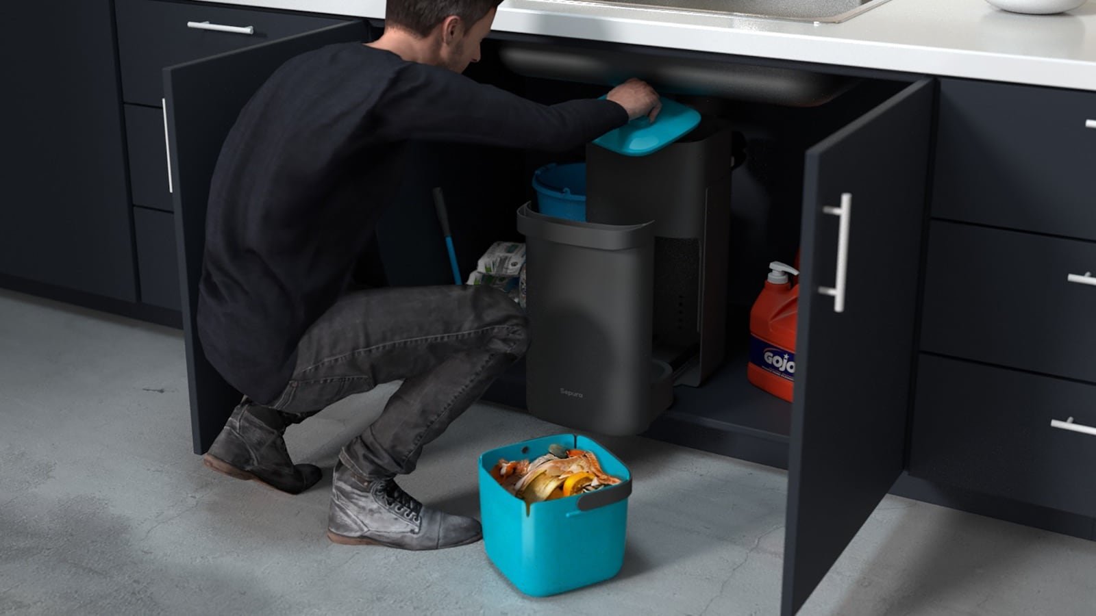 Sepura Home food waste device replaces your garbage disposal