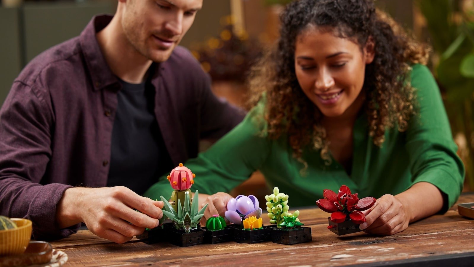 LEGO Creator Expert Succulents plant decor building set injects nature to your workspace