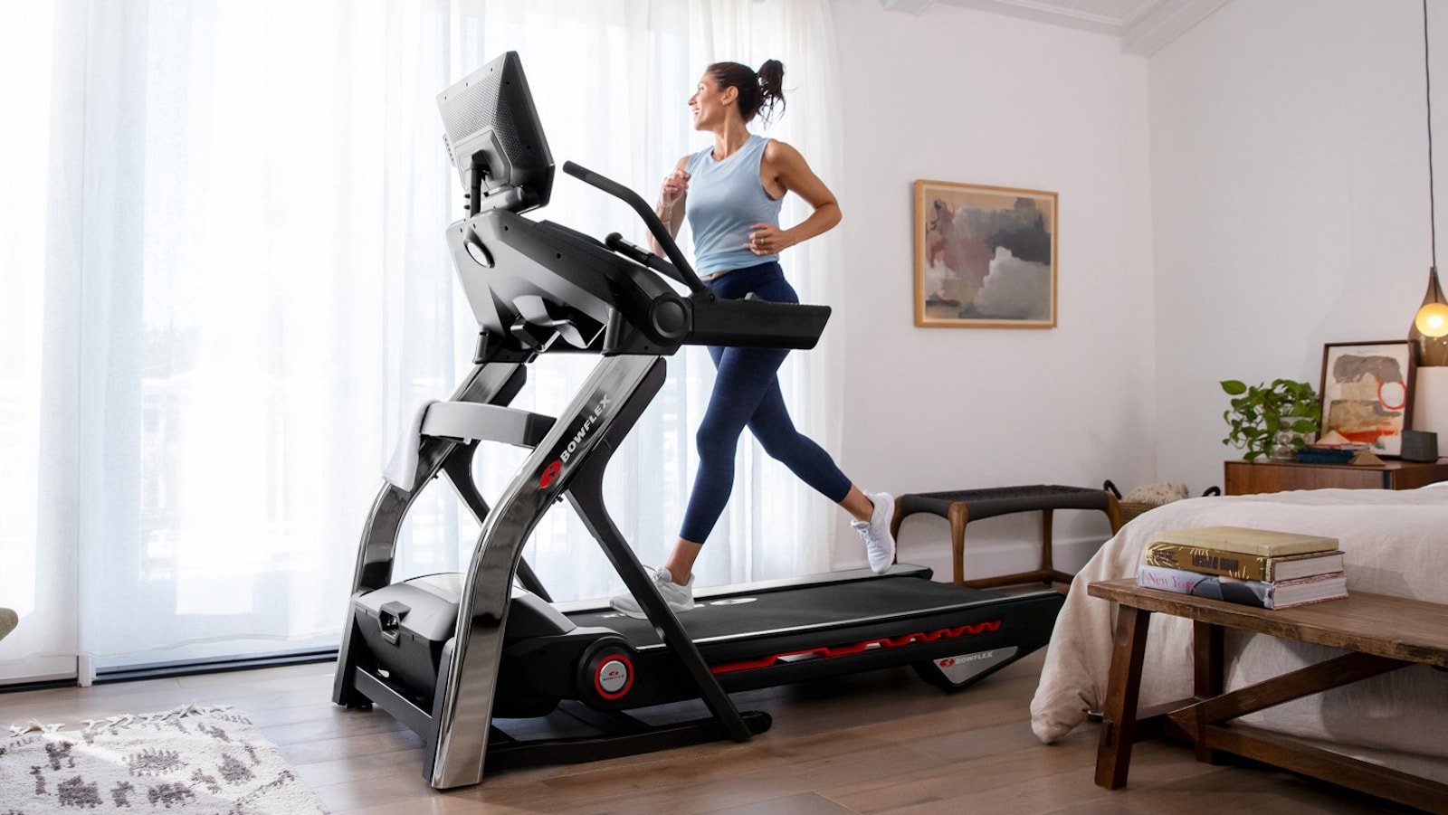 Bowflex Treadmill 22 in-home treadmill has a display that provides you with coaching