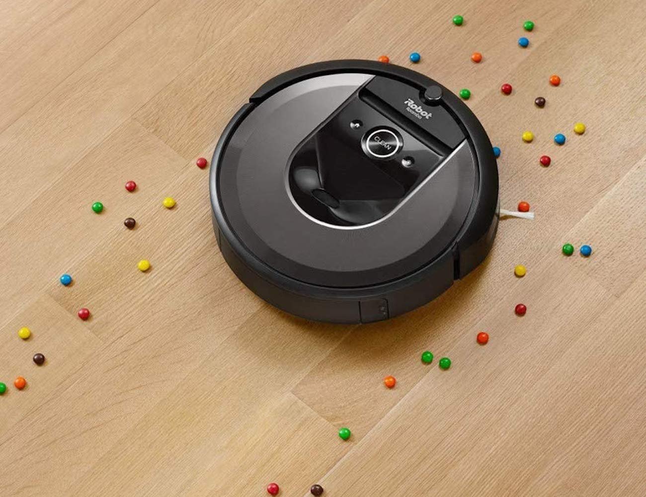 iRobot Roomba i7+ Wi-Fi Connected Robot Automatic Dirt Disposal Vacuum leaves nothing behind