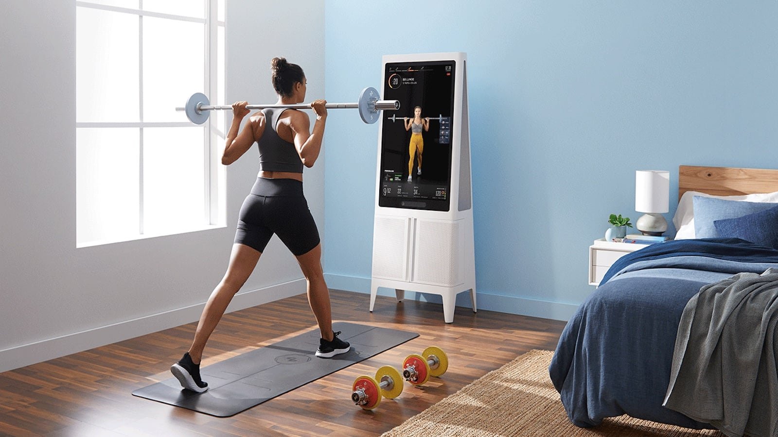 Tempo Studio AI Home Gym comes with all the equipment you need