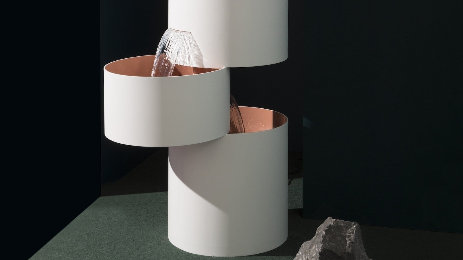 Bower Studios Pivot Fountain Limited Edition boasts a gentle stream of water from the top